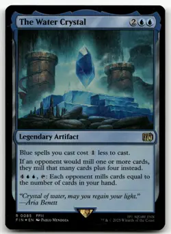 The Water Crystal #85 (Foil) (NM) Final Fantasy FIN Magic MTG - Image 1