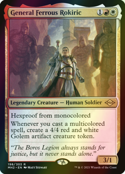 MTG General Ferrous Rokiric Foil ** Modern Horizons 2 ** English (NM) - Image 1