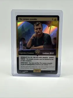 The Campus Crusader, Charlie Kirk, World War Woke - Rare. Mint, Holographic - Image 1