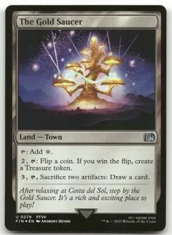The Gold Saucer #279 (Foil) (NM) Final Fantasy FIN Magic MTG - Image 1