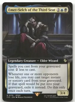 Emet-Selch of the Third Seat (Extended Art) #170 NM Final Fantasy FIC Magic MTG - Image 1