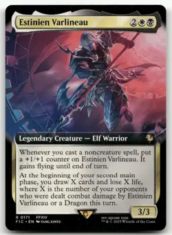 Estinien Varlineau (Extended Art) #171 (NM) Final Fantasy FIC Magic MTG - Image 1