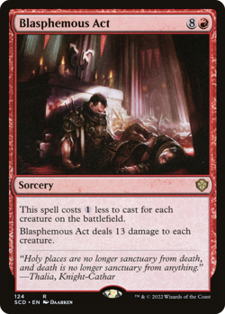 Blasphemous Act [Starter Commander Decks] Magic MTG - Image 1