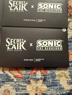 MTG Secret Lair xSUPER SONIC BUNDLE FOIL EDITION IN HAND READY TO SHIP - Image 3