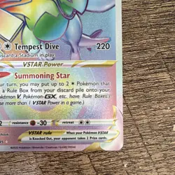 Pokemon Lugia VSTAR 202/195 Swsh12: Silver Tempest Secret Rare Full Art Holo - Image 4