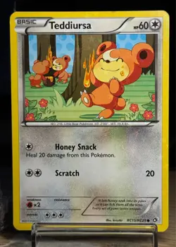 URSARING RC16/RC25 TEDDIURSA HOLO RADIANT POKEMON LEGENDARY TREASURES CARD LOT - Image 2