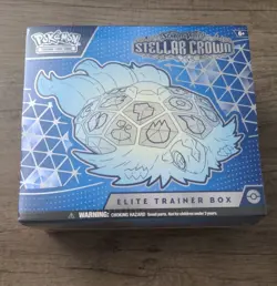Pokemon Stellar Crown Elite Trainer Box Factory Sealed NEW ( Has Tear In Wrap) - Image 1