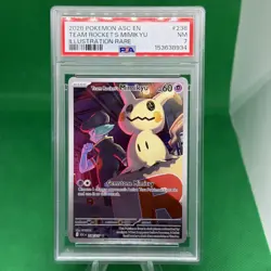 2026 POKEMON ASCENDED HEROES ILLUSTRATION RARE #238 TEAM ROCKET'S MIMIKYU PSA 7 - Image 1