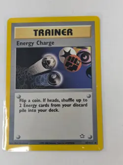 Pokemon Energy Charge 85/111 Neo Genesis LP - Image 1