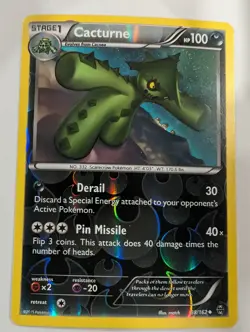 Cacturne 88/162 - XY Breakthrough Pokemon Reverse Holo Foil Rare Nice! - Image 1