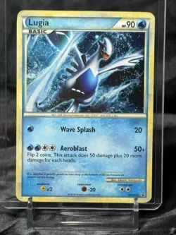 Played Lugia - Holo #HGSS02 Heartgold & Soulsilver Promo Pokemon TCG -MP- - Image 1