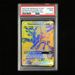 PSA 9 MINT 2021 Pokemon ENG Pikachu&Zekrom GX SM248 Promo - Image 2
