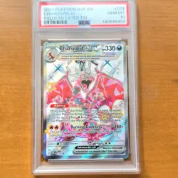The Pokemon Company 2024 Charizard ex SVP 074 Paldean Fates Tin Holo PSA 10 - Image 1