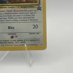 Pokemon TCG Eevee #11 Black Star Holo Promo - Image 4