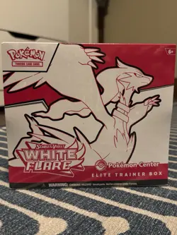 POKEMON CENTER EXCLUSIVE White Flare Elite Trainer Box (Sealed) - Image 1