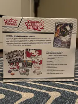 POKEMON CENTER EXCLUSIVE White Flare Elite Trainer Box (Sealed) - Image 2