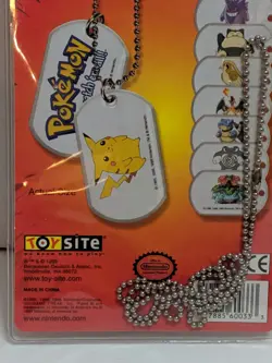 Vintage 1999 Pokemon Dog Tags Psyduck #54 Collectible New Sealed Dogtags - Image 4