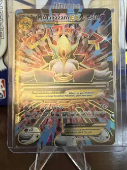 M Alakazam EX (Full Art) 118/124 XY Fates Collide Holo Pokemon TCG LP rare 2016 - Image 1