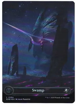 Swamp - Full Art Foil - Edge of Eternities - EOE L 0264 - MTG - Image 1
