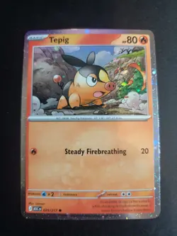 Tepig (Cosmos Holo) Promo Pokemon Ascended Heroes - Image 1