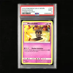 PSA 9 MINT 2019 Pokemon ENG Marshadow 103/236 - Image 1