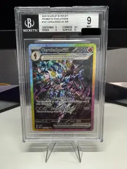 2025 Pokemon Prismatic Evolutions Ceruledge ex #147/131 BGS 9 Mint - Image 1