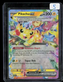 Pikachu ex #57 Pokemon Surging Sparks - Image 1