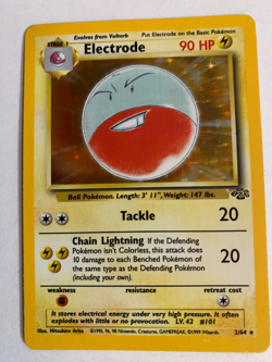 Electrode - 2/64 Jungle Holo Rare Pokemon - Image 1