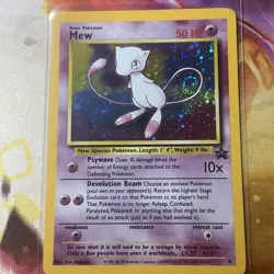 Pokemon TCG Mew 9 Black Star Promo Holo LP WoTC multiple Swirls - Image 4
