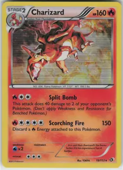 Pokemon Charizard Legendary Treasures Holo Rare Holo 19/113 LP - Image 1