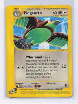 Pidgeotto 88/165 Uncommon Expedition Base Set Pokemon Moderately Played - Image 1