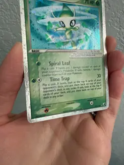 2005 Pokemon, Unseen Forces, #117/115 Celebi EX, Holo Secret Rare - Image 5