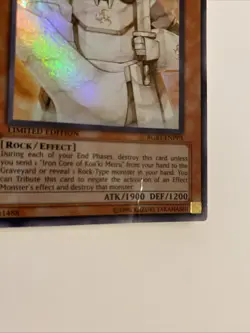 Yugioh Koa’Ki Meiru Guardian Foil/holo Limited Edition RGBT-ENPP3 Moderate Play - Image 3