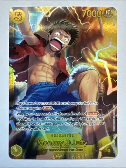 One Piece TCG Monkey.D.Luffy OP15-119 SEC Near Mint In Hand - Image 1