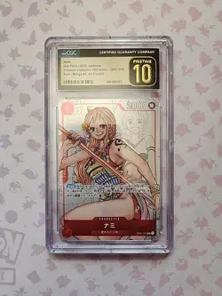 2022 ONE PIECE 25th Anniversary Premium #OP01-016 NAMI CGC 10 PRISTINE - Image 1
