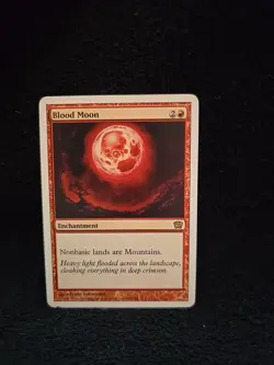 Magic The Gathering 9th Edition Blood Moon -LP Rare - Image 1