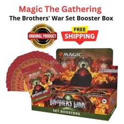 MTG The Brothers' War Set Booster Box Factory Sealed 30 Packs 360 Cards English - Image 1