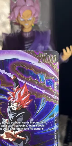 Goku Black FP-015 Tournament Gold Promo Dragon Ball Card English Fusion World NM - Image 3