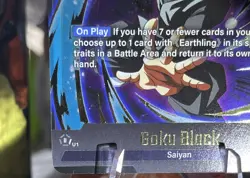 Goku Black FP-015 Tournament Gold Promo Dragon Ball Card English Fusion World NM - Image 4