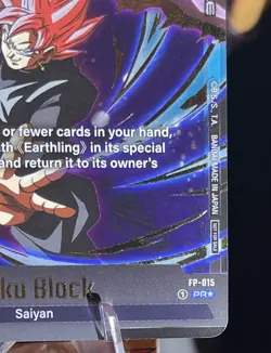 Goku Black FP-015 Tournament Gold Promo Dragon Ball Card English Fusion World NM - Image 5