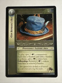 Decipher Tom Bombadil's Hat Possession The Lord of the Rings TCG Card 0P60 - Image 1
