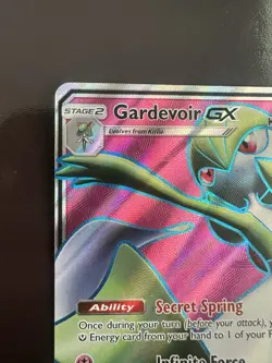 Pokemon Gardevoir GX 140/147 Full Art Holo Card Sm-Burning Shadows - LP - Image 2