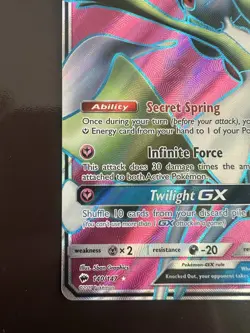 Pokemon Gardevoir GX 140/147 Full Art Holo Card Sm-Burning Shadows - LP - Image 5