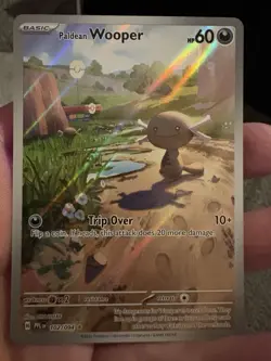 Pokemon Basic Holo Card Lot - Paldean Wooper, Venipede, Cryogonal, 2025, 5 Cards - Image 2