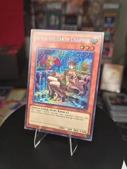 Aussa The Earth Charmer CH02-EN004 Secret Rare Yu-Gi-Oh Card NM - Image 1