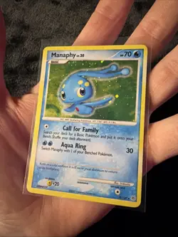 Pokemon TCG Manaphy Holo Rare Card Diamond & Pearl 9/130 - Image 3
