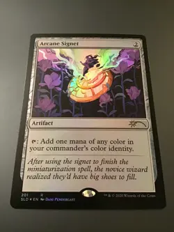 MTG Secret Lair #201 Arcane Signet foil NM - Image 1