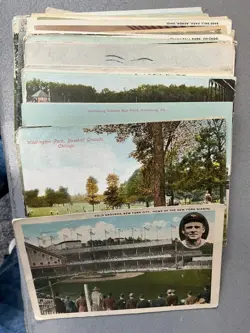 Incredible Lot of (50) Vintage Baseball Post Card!! - Image 1