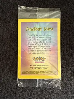 Ancient Mew SEALED Pokemon Unopened 2000 Movie Promo Holo Card X1 - RARE PROMO - Image 4