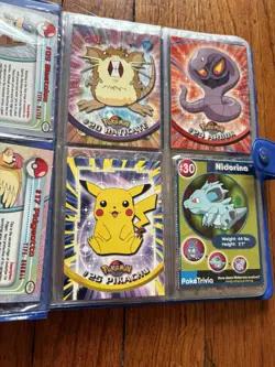 Rare Pokemon Card Book Blue Charmander 1999. Variou 26 Cards Inside Plus Notepad - Image 5